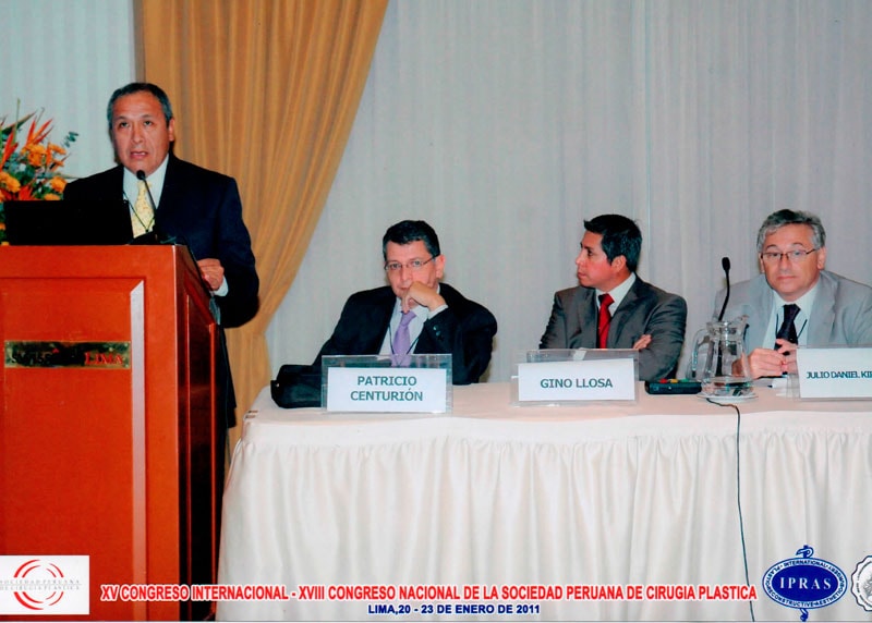 Dr. Gino Llosa - XV Congreso Internacional - XVIII Congreso Nacional de la Sociedad Peruana de Cirugía Plástica