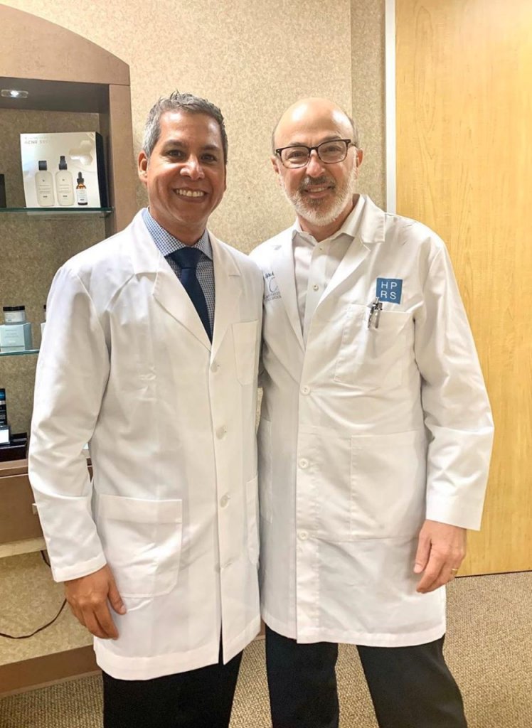 Dr. Gino Llosa con el Dr. Clayton Moliver Houston